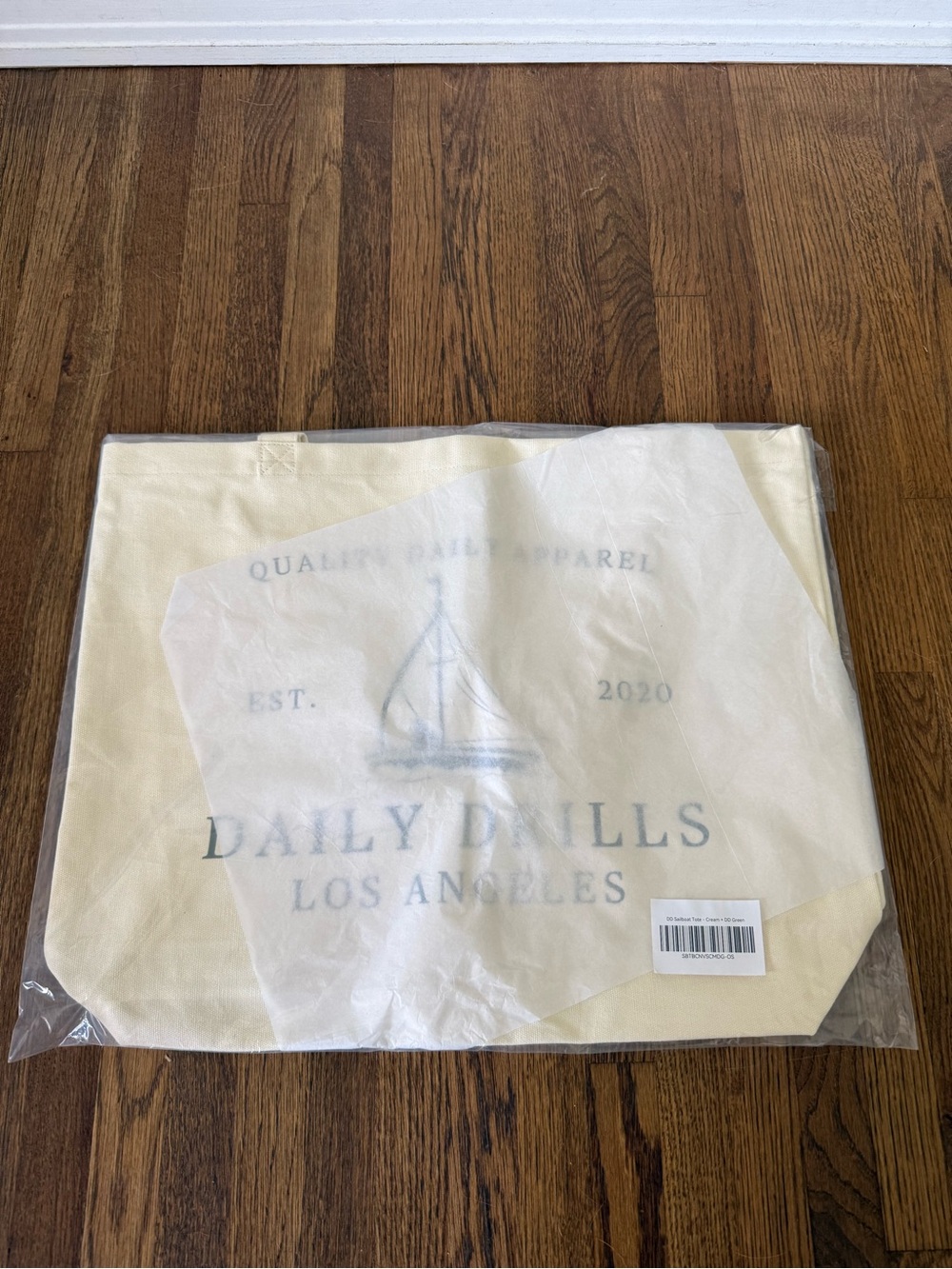 Daily Drills Sailboat Tote